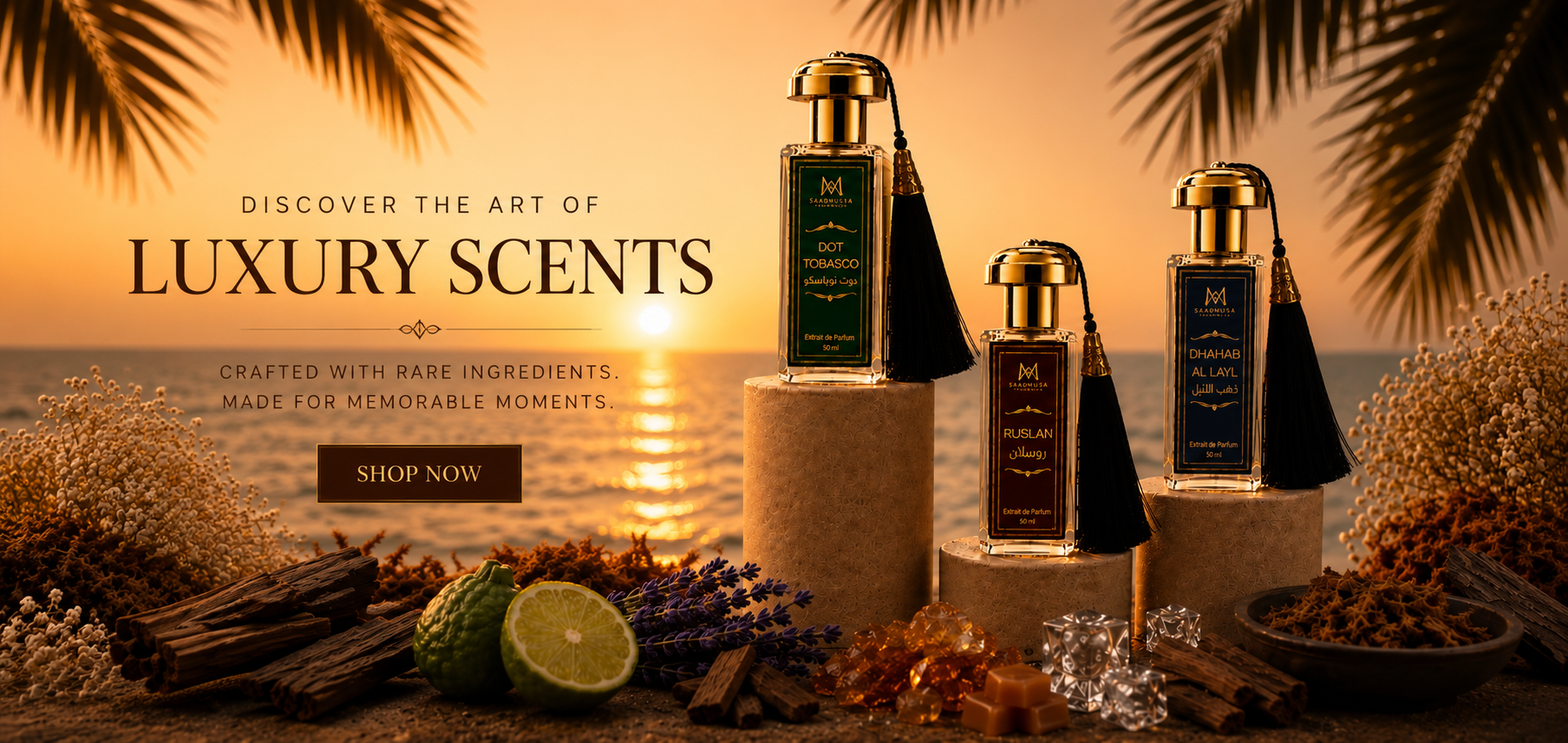 Discover the art of luxury scents — Saad Musa Fragrances